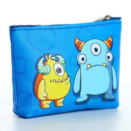 Цена за 2 шт. Кошелёк детский на молнии «Монстр голубой», 11×8.5 см