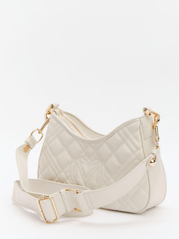 Женская сумка на плечо LOVE MOSCHINO LAMINATED QUILTED BAG Артикул 4377213, молочно-белый  фото 5