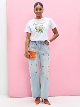 Футболка Fine Joyce P612-06-913 белая  фото 10