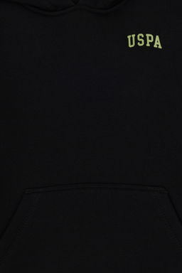 Erkek Гocuk Siyah Basic KapГЕonlu Sweatshirt - U.s. polo assn фото 5