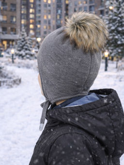 Шапка детская меланж