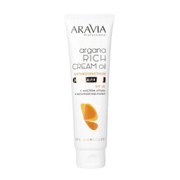 НОВИНКА Aravia Professional Крем для рук антивозрастной Argana Rich Cream Oil SPF 20, 100 мл/15