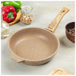 Сковорода 18см АП Гранит brown со съемной ручкой арт.018806 - Мечта фото 14