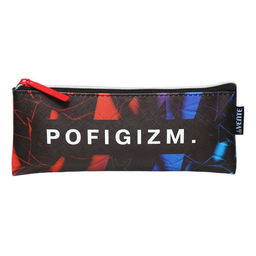 Пенал мягкий, 1 отделение, 90×215×10 мм, плоский, deVENTE, Pofigizm, искусственная кожа