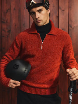 Джемпер relax fit на молнии / Zarina