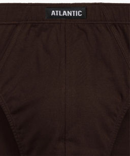 ATLANTIC 5SMP-003 Трусы классика Solid Classic - набор 5 шт. серый + графитовый + черный + изумрудный + эспрессо  фото 9