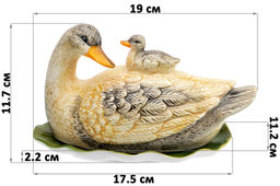 Масленка 19*11,2*11,7 см "Уточка"