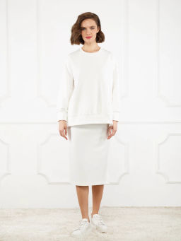 Юбка женская ZZ-WF020301-00 white - Eleganzza фото 4