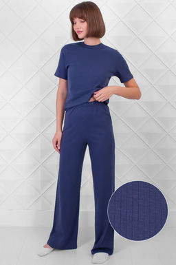 Арт. 10801/1 Пижама с брюками 44-52 (5 шт) Цвет:верх-индиго, низ-индиго - Калинка фото 10