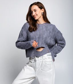 Джемпер #КТ800 (1), серый - Dommod фото 2