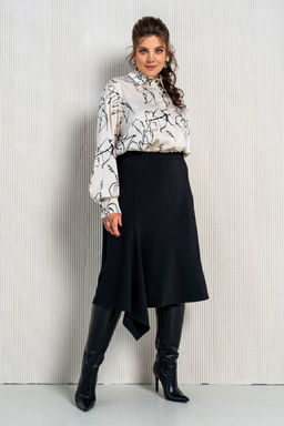 Костюм Aira Style 24-15 Бежево-черный  фото 5