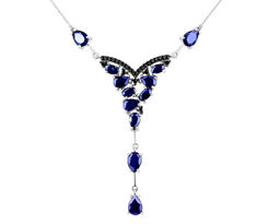 Колье, сапфир корунд , шпинель, Царство