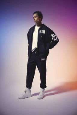 DeFactoFit толстовка на молнии с капюшоном и надписью NBA Oversize  фото 2