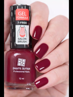 Brigitte Bottier Лак д/ногтей GEL FORMULA тон 58 брусничное вино 12мл BB-GF58