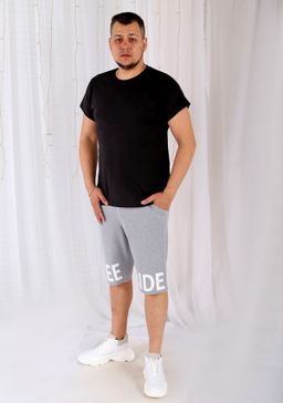 Футболка мужская черная - Марлен фото 2