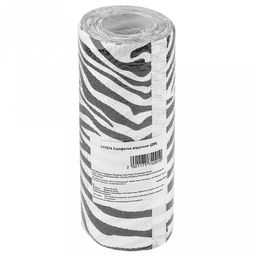 Полотенце бумажное 3-х слойное Зебра, с перфорацией 23х23см, 40шт в рулоне, целлюлоза 100%, 240г/м2, в п/э пленке 23х9,5х9,5см, т.м.Домашняя Мода (Китай)  фото 8