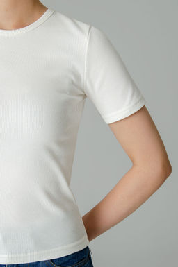 Арт.3203/6 Футболка женская 42-48 (4 шт) Цвет:молочный - Калинка фото 7