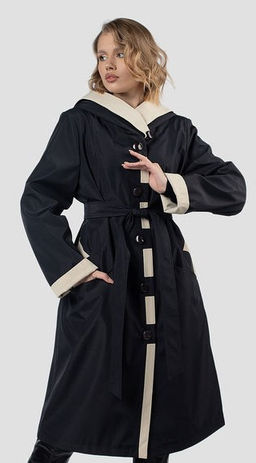 03-3408 Плащ женский (пояс) - El podio фото 14