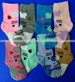Цена за 12 пар. Носки детские Бебики 6-12 (длина стопы носка 10-11 см) - For you фото 4