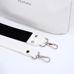 Сумка женская через плечо TEXTURA, маленький размер, цвет белый  фото 6