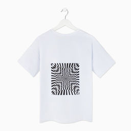 Футболка женская MINAKU Abstraction белая, размер 42