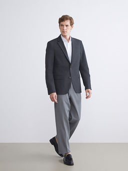 Standart Kal?p Erkek Blazer Ceket