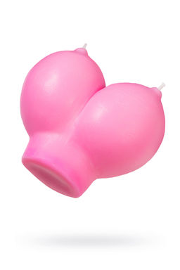 Свеча Pecado BDSM Сиськи, розовая, 150 гр.