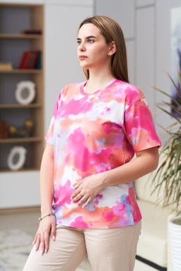 Футболка Тай-Дай малина