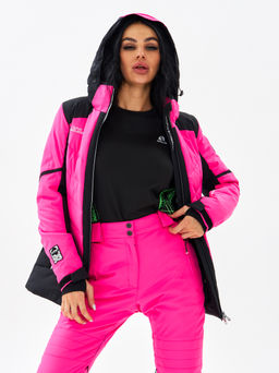 Женская горнолыжная / сноубордическая мембранная куртка Alpha Endless Peak Tech_3 Фуксия  фото 15