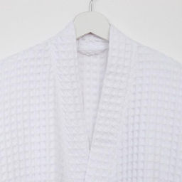 Халат вафельный мужской удлиненный Этель «Boho» размер 58-60, цвет белый, 100% хлопок, 290 г/м²