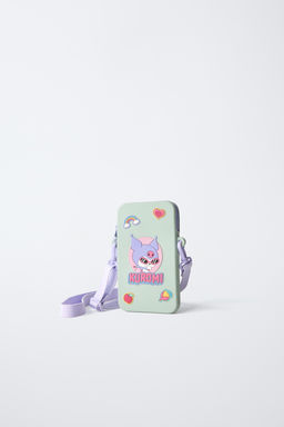 KUROMI SANRIO RUBBERISED MOBILE PHONE POUCH - Zara фото 2