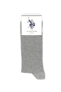 Мужские серые меланжевые носки Неожиданная скидка в корзине - U.s. polo assn фото 4