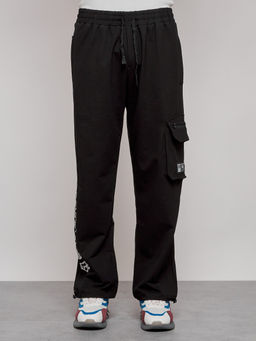 спортивные брюки 95%хлопок 5% эластан (двухслойная нить),Турция, черного цвета - Mtforce фото 20