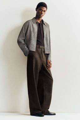 PANTAL?N RELAXED FIT WIDE LEG EN MEZCLA DE LINO - H&m фото 6