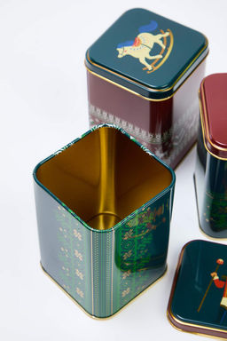 Y?lbas? Temal? 3lu Metal Saklama Kab? 9x9x12cm TPHAW26SKB00000 - Trendyolmilla фото 4