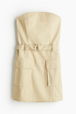 Vestido cargo con escote bandeau - H&m фото 7