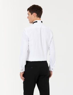 Beyaz Slim Fit Smokin G_mlek