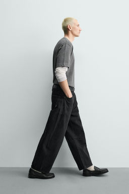 PANTAL?N BARREL FIT / Negro - Zara фото 6
