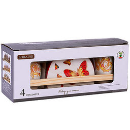 30780 Набор для специй 4 пр Романтика доломит LR (х36) - Mayer&boch фото 3