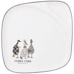 ТАРЕЛКА ОБЕДЕННАЯ LEFARD FAMILY FARM 2 СЕКЦИИ 26*2,5 СМ