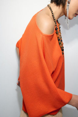 PLAIN KNIT LAYER TOP - Zara фото 3