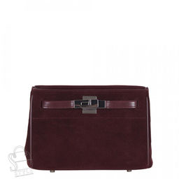 Сумка женская кожаная 6463BDAA wine red Baidou в Новосибирске