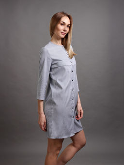 ПЛАТЬЕ РУБАШКА ПЛ509 В ПОЛОСОЧКУ - Assana фото 5