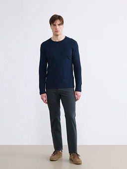 Bisiklet Yaka Uzun Kollu Erkek Ti??rt