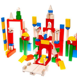 Конструктор деревянный Краснокамская игрушка «Развитие», 163 детали, без схемы для сборки
