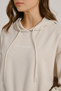 Худи Бежевый ICONIC Sweat Hoodie - Anta фото 3