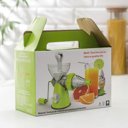 Соковыжималка ручная Fresh, пластик, зелёная