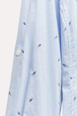 PRINTED POPLIN SHIRT - Zara фото 5