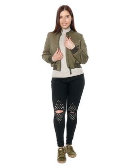 Бомберы B-8867 Хаки