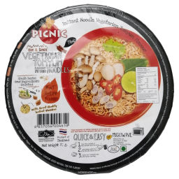 Лапша б/п со вкусом Том Ям с овощами Picnic (чашка), Таиланд, 70 г